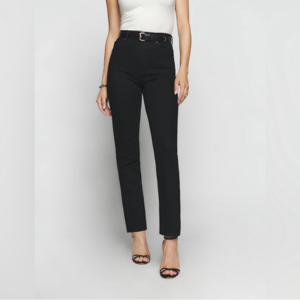 NWT Reformation Liza High Rise Straight Jeans